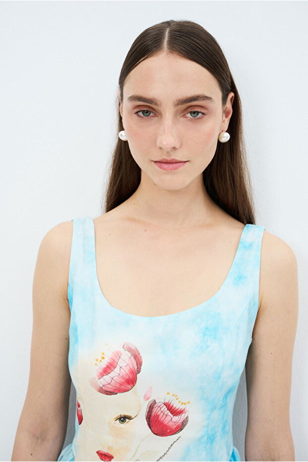 Büzgülü Elbise - 3