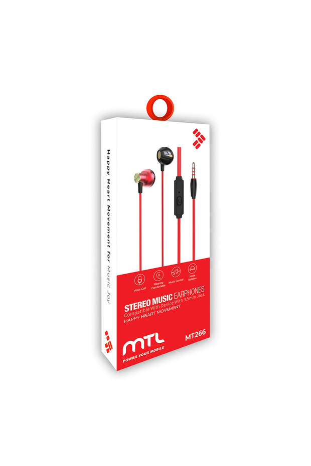 Reno8 Lite 5G Uyumlu Tak Çalıştır Stero 3.5mm Jack Kulaklık MT-A266 - 2