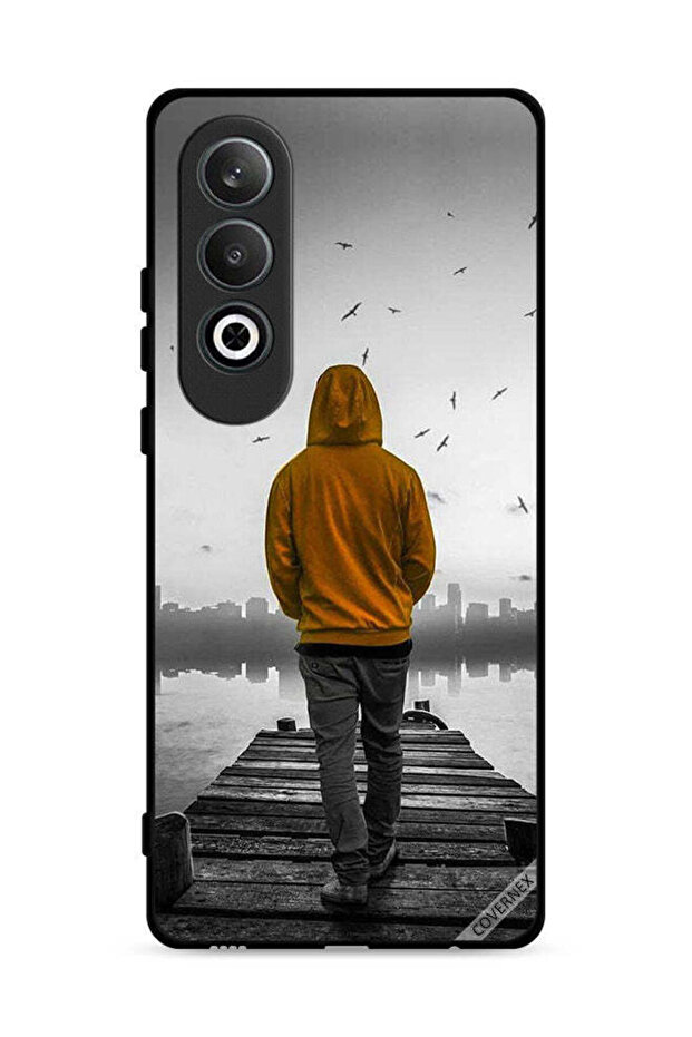 غطاء حماية لهاتف Oppo K12 Plus 5G - فتى حزين يمشي