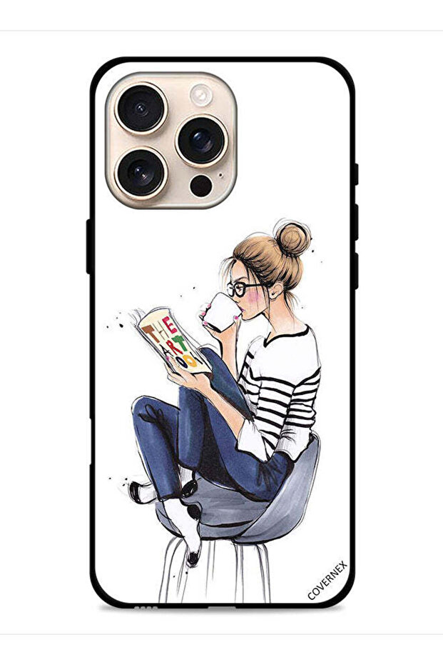 غطاء حماية لجهاز Apple iPhone 16 Pro Max - قراءة كتاب الفن