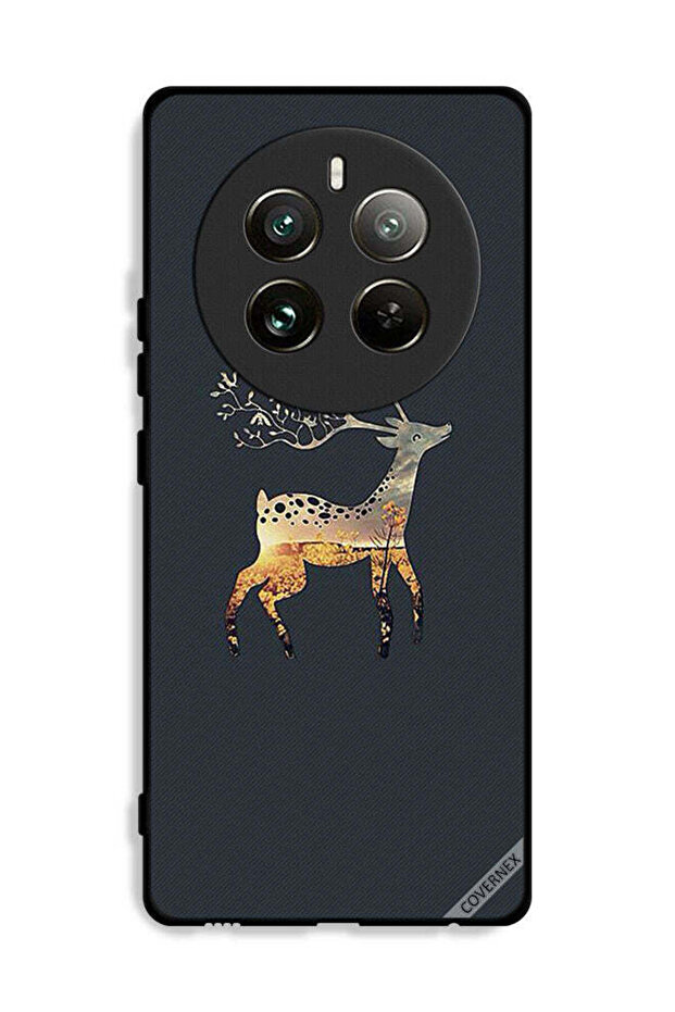 غطاء حماية لجهاز Realme 12 Pro Plus 5G بتصميم غزال