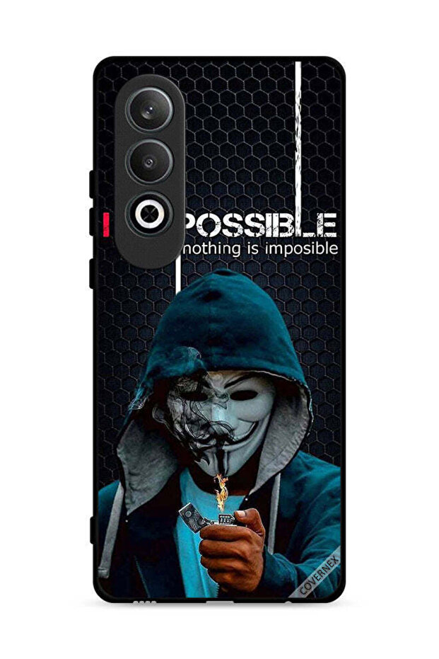 غطاء حماية لهاتف Oppo K12 5G - خلفية "أنا ممكن، لا شيء مستحيل"