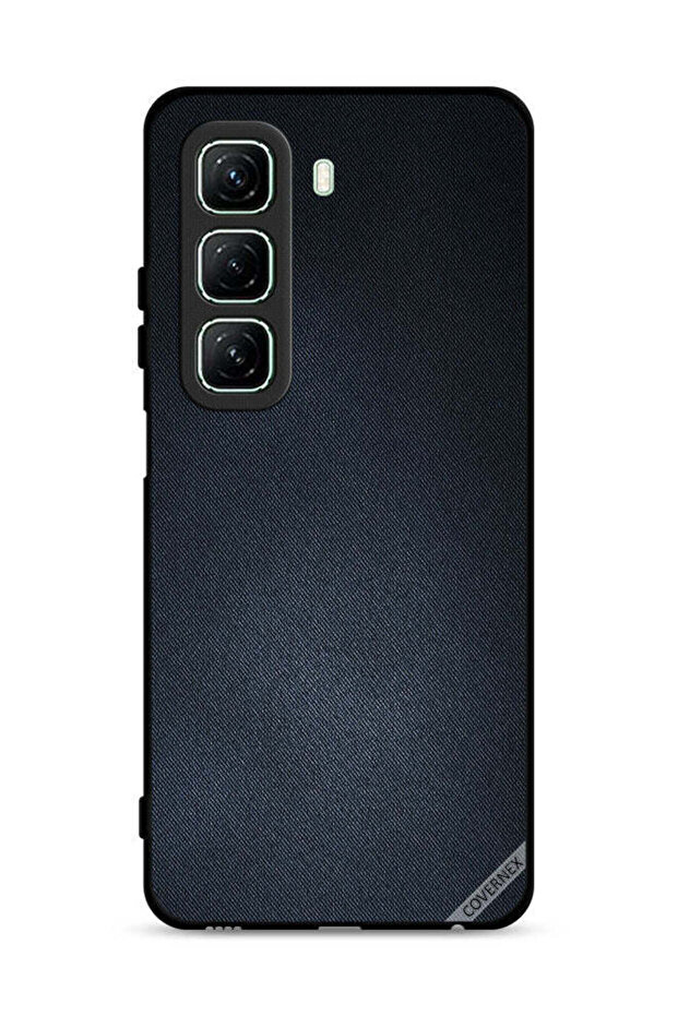 غطاء حماية لهاتف Infinix Hot 50 5G بنقشة جينز