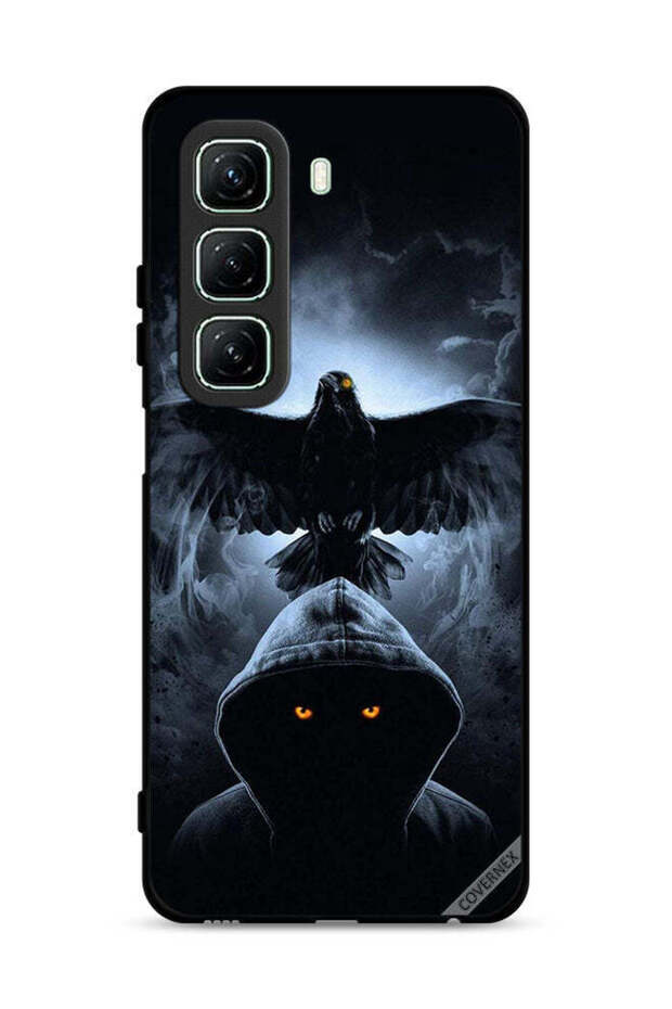 غطاء حماية لهاتف Infinix Hot 50 5G بتصميم النسر