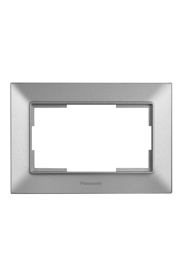 ARKEDIA SLIM SILVER DOUBLE SOCKET FRAME - 2