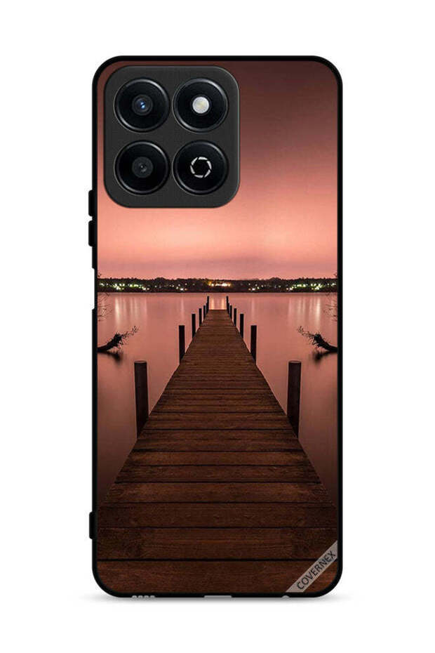 غطاء حماية لهاتف Honor Play 60 Plus 5G بتصميم Pathway To Sea Evening