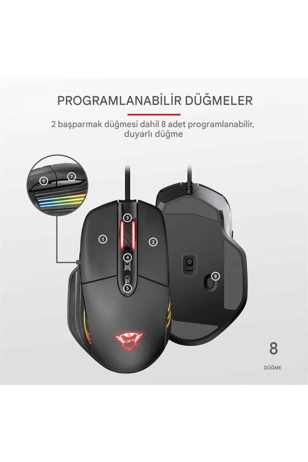 GXT 940 Xidon RGB Gamer Mouse - 4
