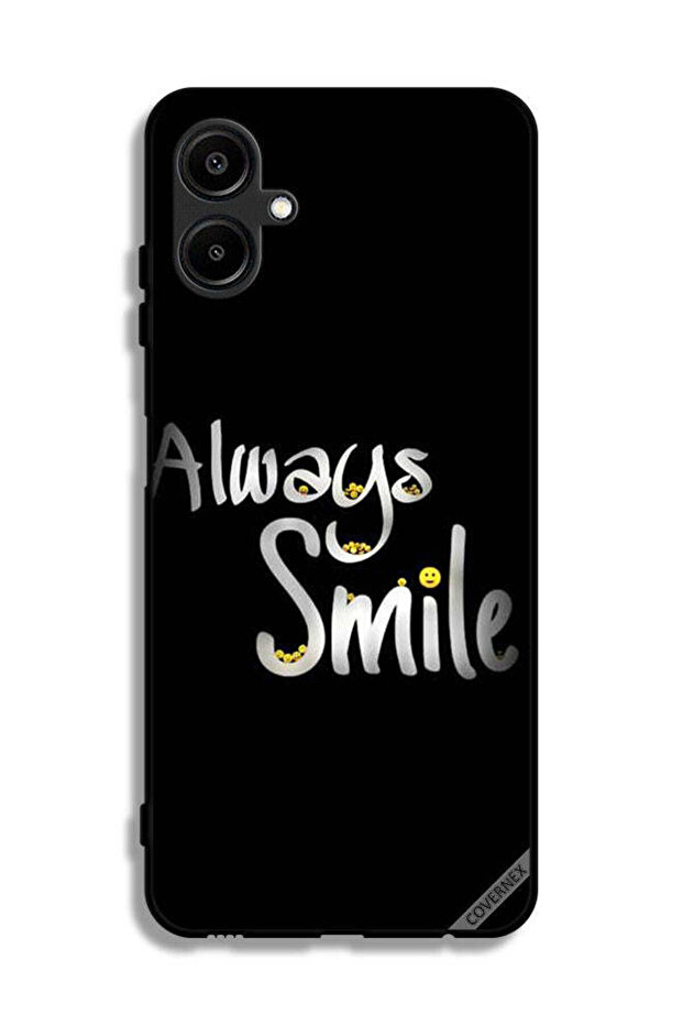 غطاء حماية لهاتف Samsung Galaxy M06 5G، ابتسم دائمًا