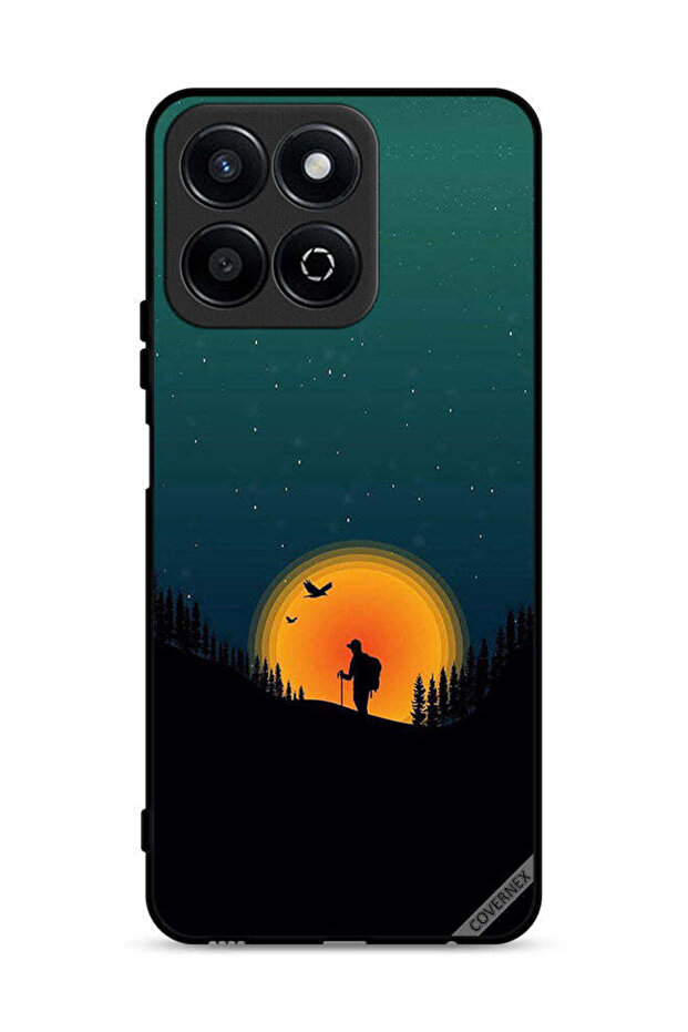 غطاء حماية لهاتف Honor X7c 4G برسومات مغامرات فنية