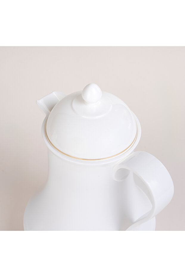 قارورة بلاستيكية بيضاء سعة 1 لتر، قطعتان - 6