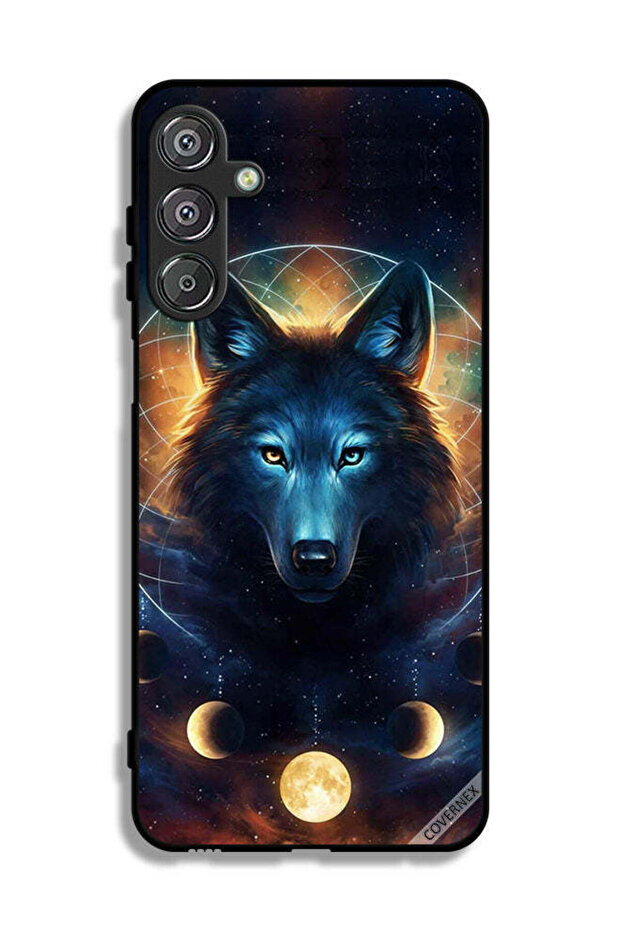 Samsung Galaxy M16 5G Protective Case Cover Wolf In Space