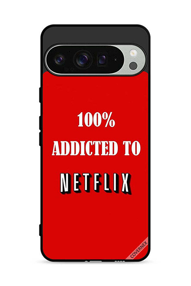 غطاء حماية لجهاز Google Pixel 9 Pro مدمن على Netflix بنسبة 100%