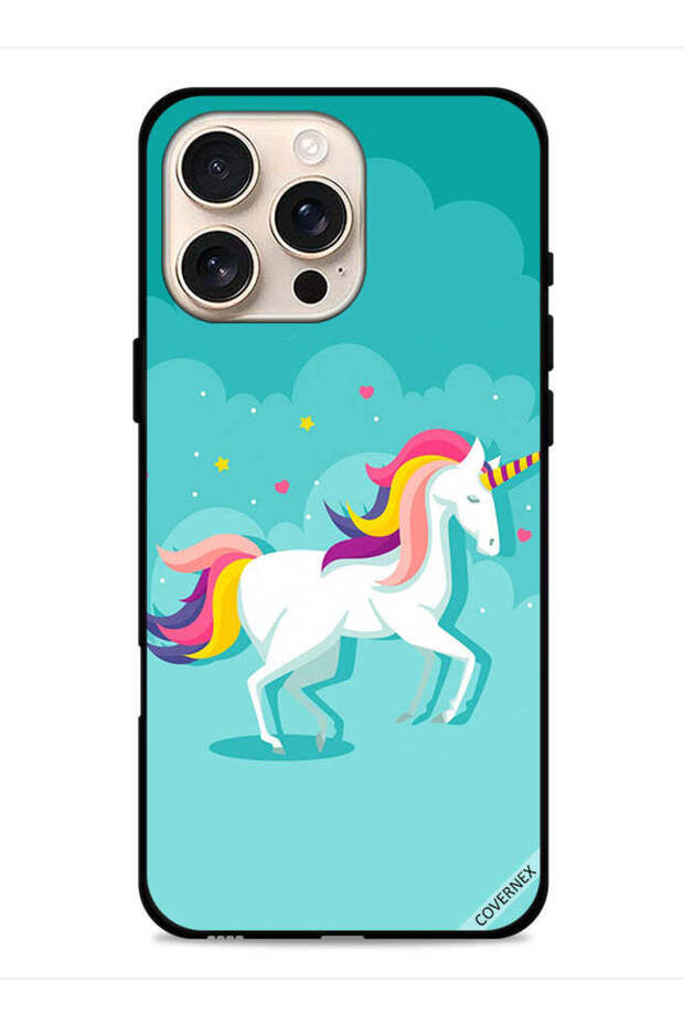 غطاء حماية لجهاز Apple iPhone 16 Pro Max بتصميم وحيد القرن