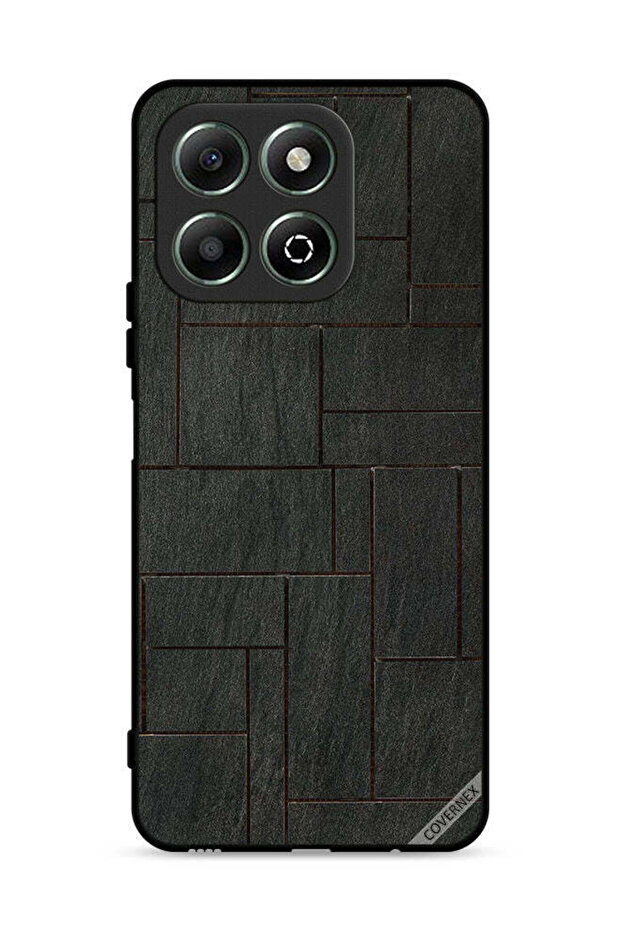 غطاء حماية لهاتف Honor X6b 4G بنمط جدار حجري