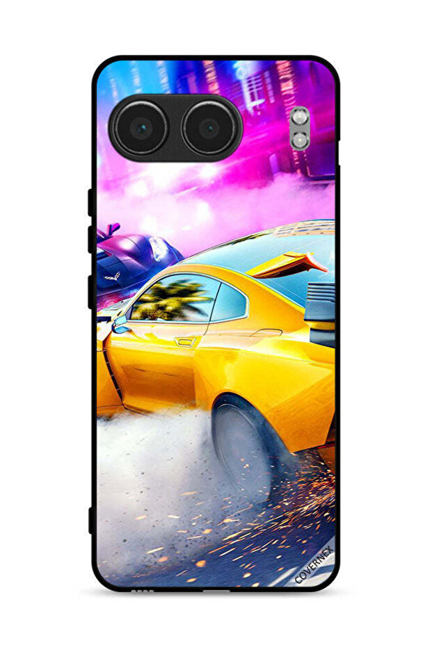 غطاء حماية لهاتف OnePlus Nord 4 5G بتصميم سيارة سباق