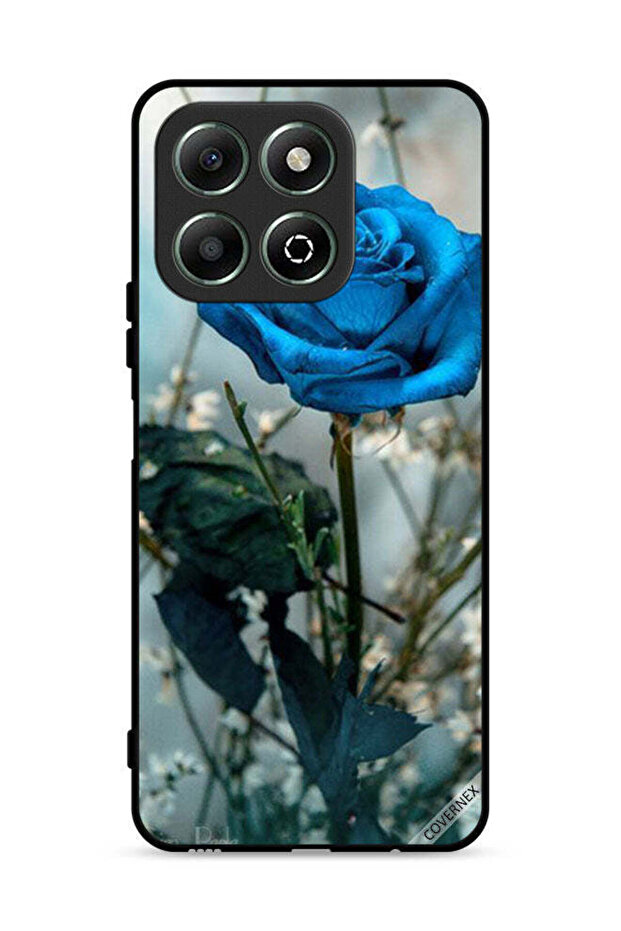 غطاء حماية لهاتف Honor X6b 4G - أزرق وردي