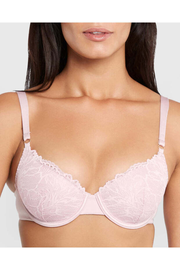 حمالة صدر شفافة بتغطية كاملة وبطانة خفيفة - 4