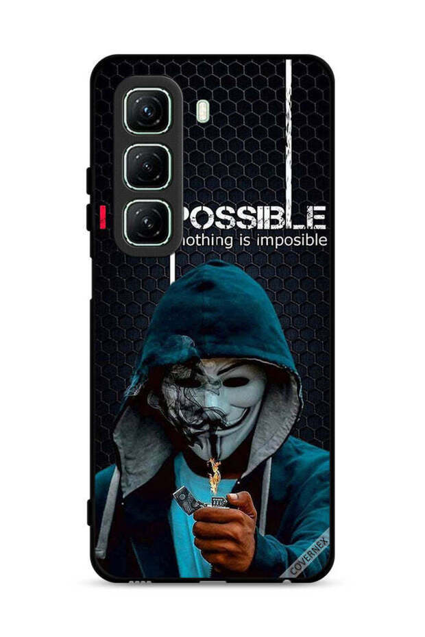 غطاء حماية لهاتف Infinix Hot 50 5G، خلفية شاشة I Am Possible، لا شيء مستحيل