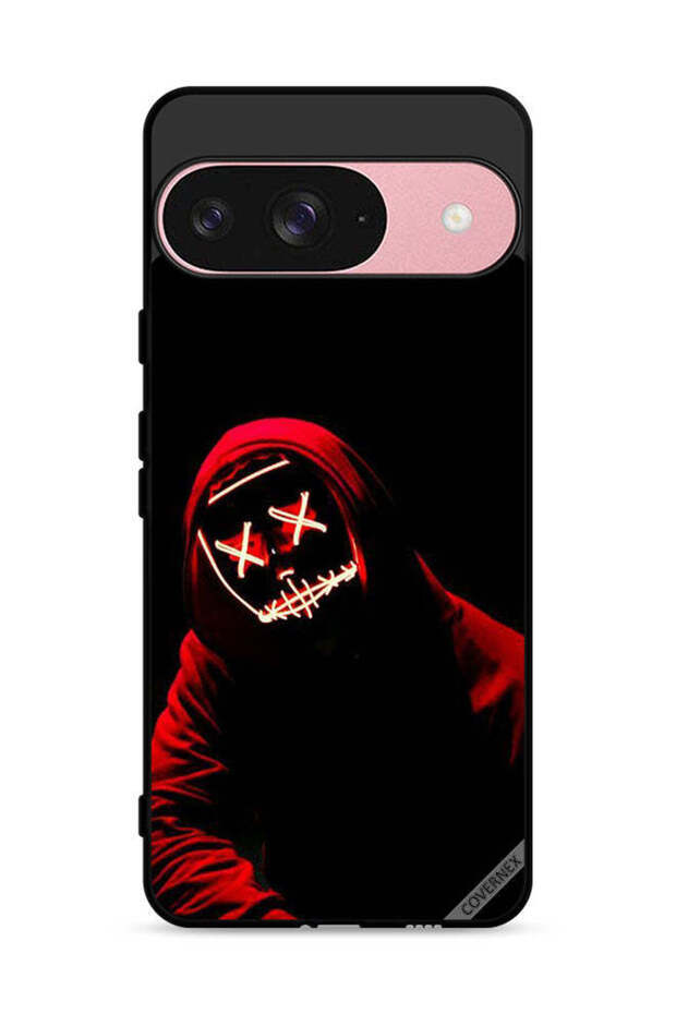 غطاء حماية لجهاز Google Pixel 9 بتصميم قناع الهالوين