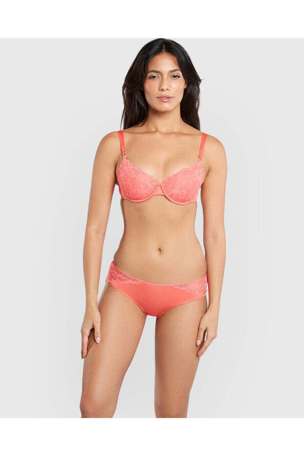 حمالة صدر شفافة بتغطية كاملة وبطانة خفيفة - 4