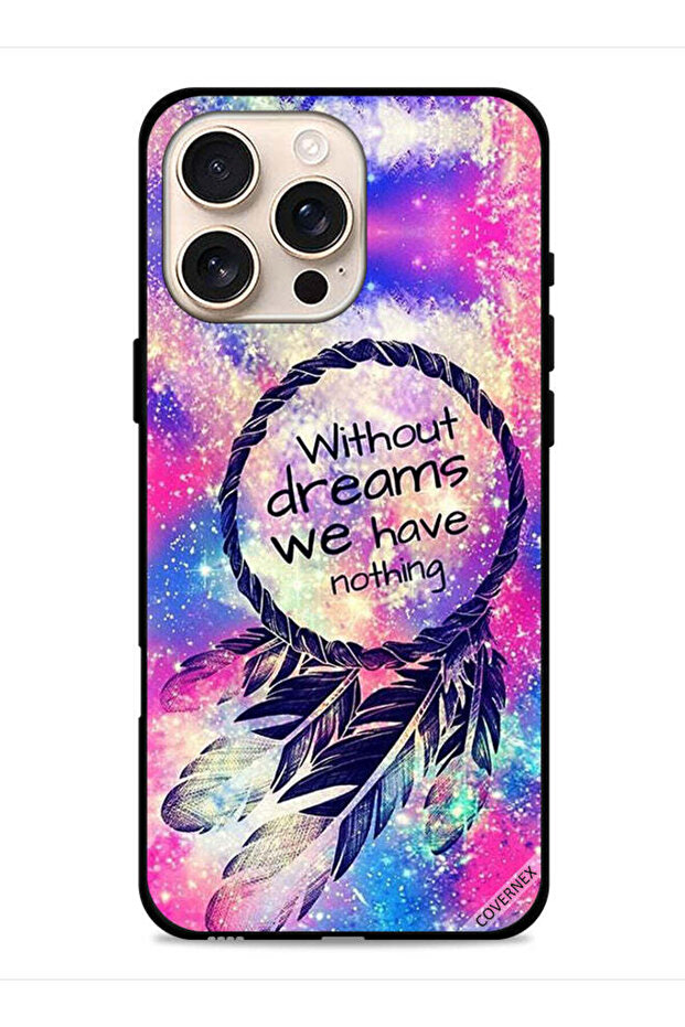 غطاء حماية لجهاز Apple iPhone 16 Pro Max بدون أحلام ليس لدينا شيء