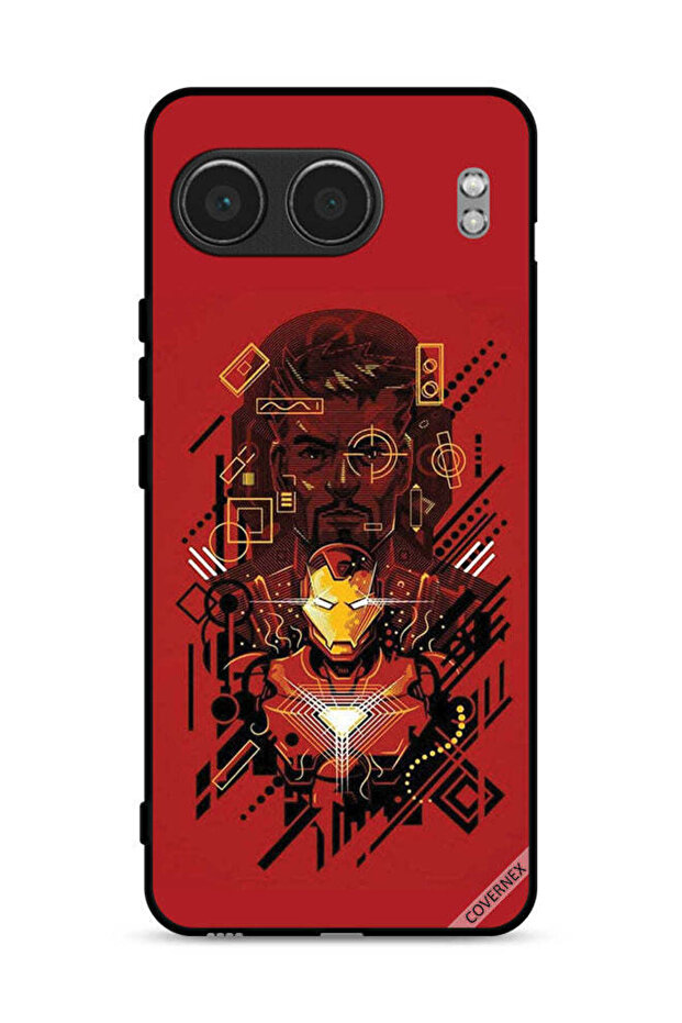 غطاء حماية لهاتف OnePlus Nord 4 5G برسومات الرجل الحديدي