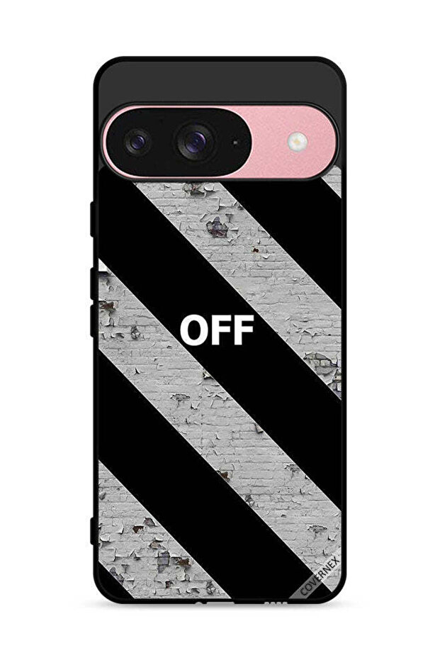 Google Pixel 9 Protective Case Cover Off Vintage Wall