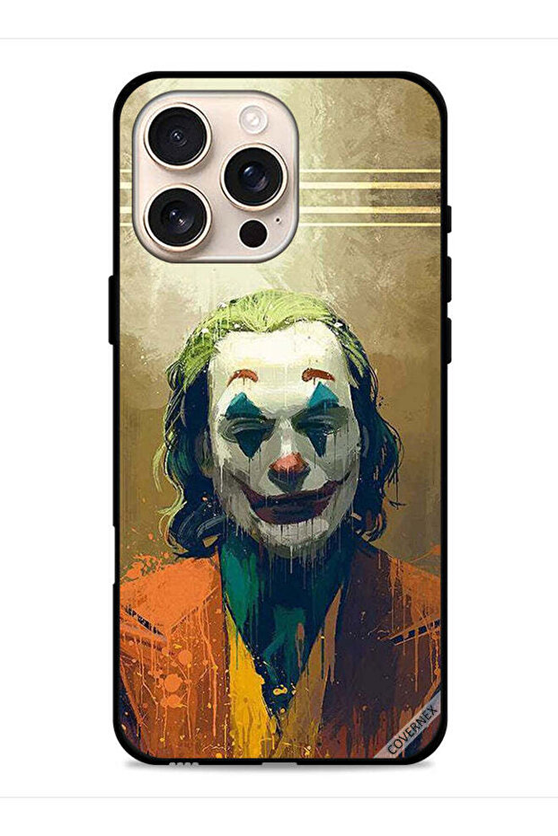 غطاء حماية لجهاز Apple iPhone 16 Pro Max بتصميم رسمة الجوكر