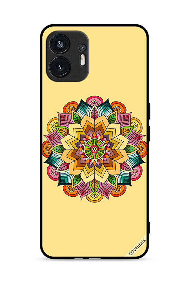Nothing Phone (2) 5G Protective Case Cover Round Mandala Pattern