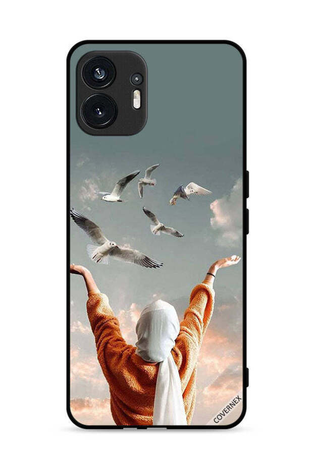غطاء حماية لهاتف Nothing Phone (2) 5G بتصميم طيور طائرة