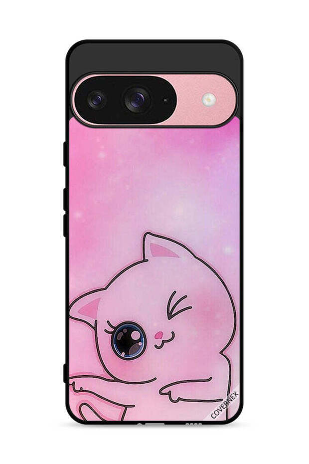غطاء حماية لجهاز Google Pixel 9 بتصميم قطة صغيرة