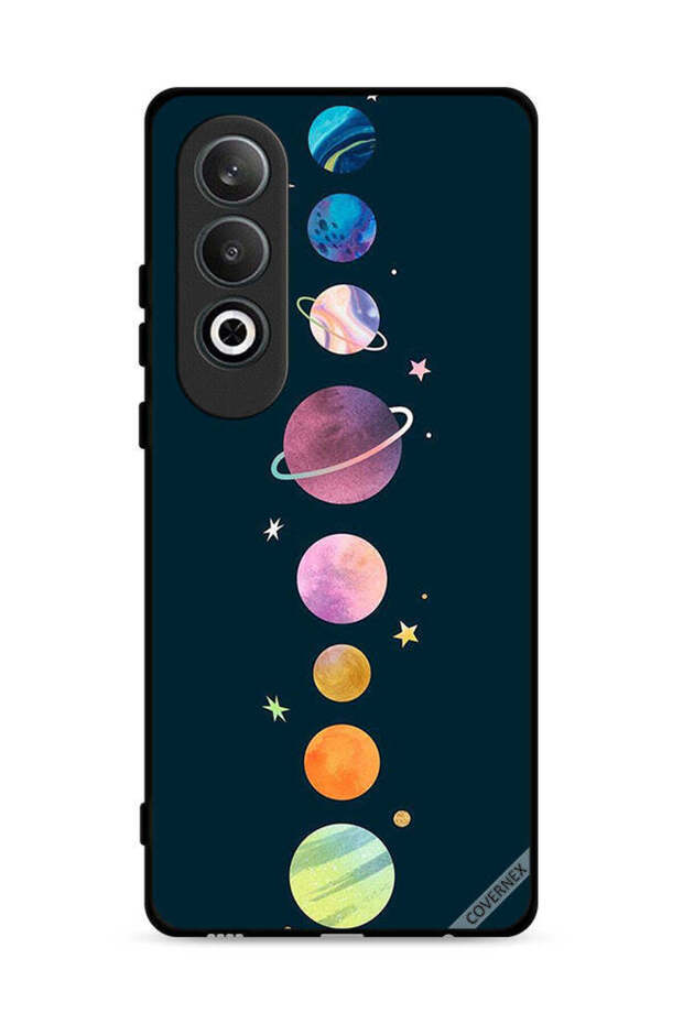 غطاء حماية OnePlus Nord CE4 5G بنقشة Planets In Row
