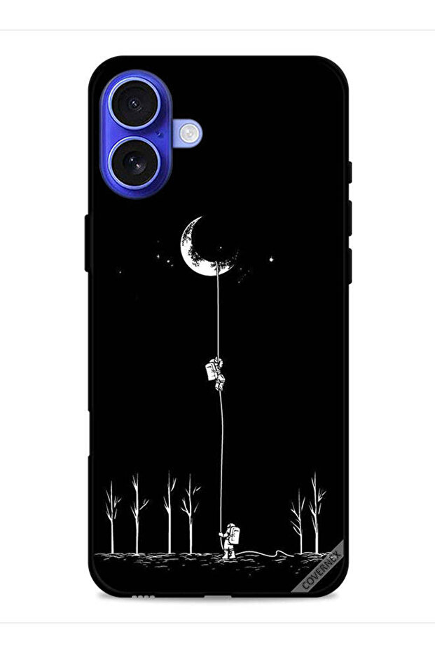 غطاء حماية لجهاز Apple iPhone 16 Plus على شكل قمر