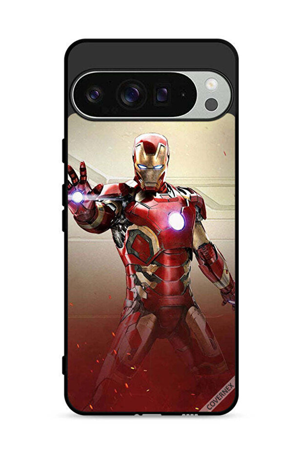 غطاء حماية لجهاز Google Pixel 9 Pro من Iron Man Defense