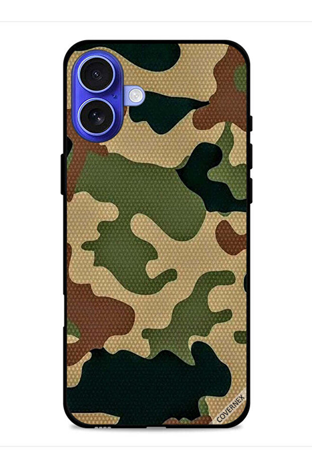 غطاء حماية لهاتف Apple iPhone 16 Plus بتصميم مموه