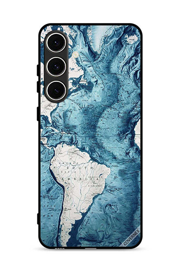 غطاء حماية لهاتف Samsung Galaxy M56 5G مع رسم خريطة