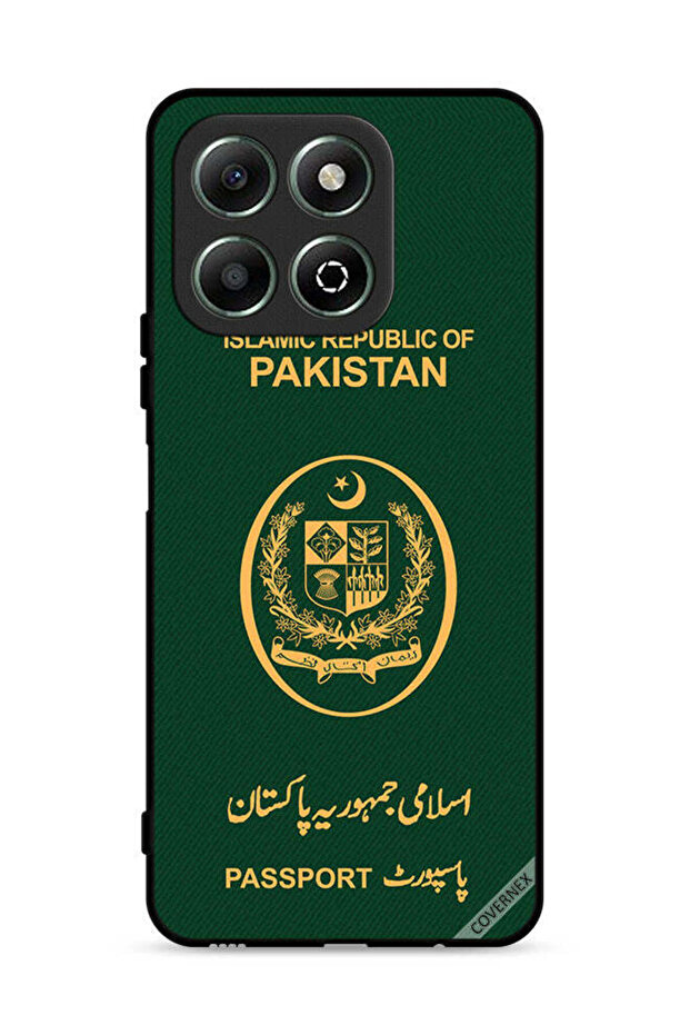غطاء حماية لهاتف Honor X6b 4G بنمط جواز سفر باكستاني