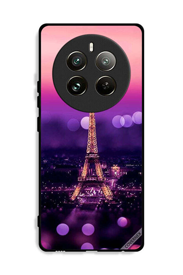 غطاء حماية لهاتف Realme 12 Pro Plus 5G بتصميم برج إيفل