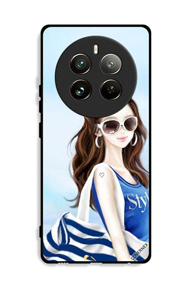 غطاء حماية لهاتف Realme 12 Pro Plus 5G بتصميم قميص