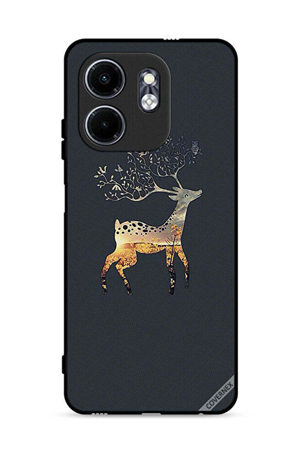 غطاء حماية لهاتف Infinix Smart 9 4G بتصميم غزال