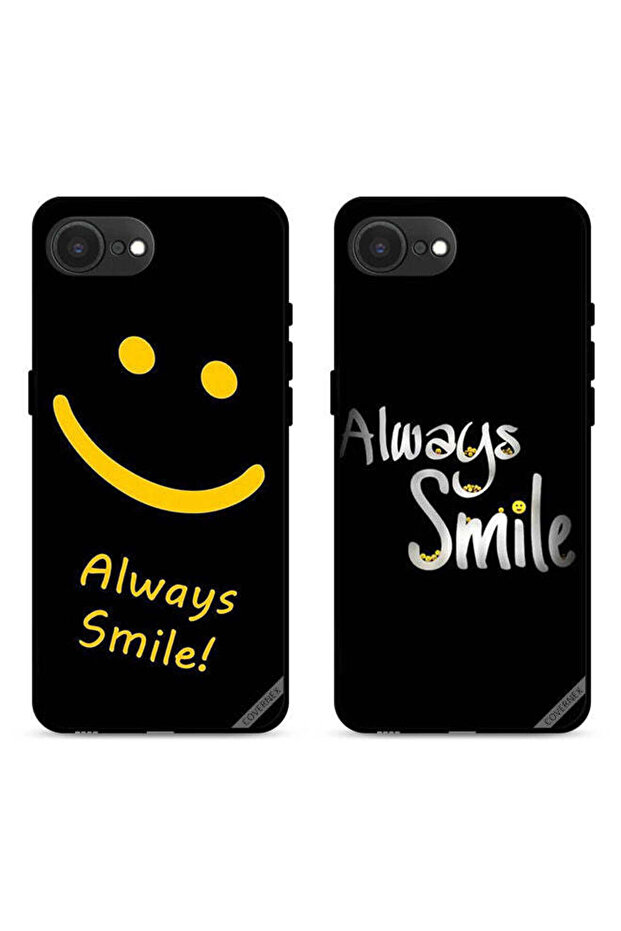 حافظتان واقيتان لهاتف Apple iPhone 16e - أغطية واقية - Always Smile