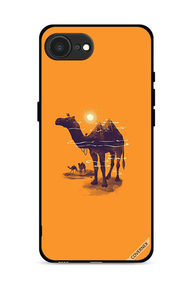 غطاء حماية لجهاز Apple iPhone 16e برسومات جمال وشمس