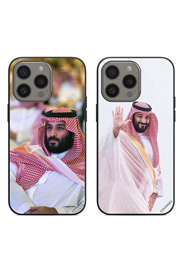 حافظتان لهاتف Apple iPhone 15 Pro Max - غطاءان واقيان - محمد بن سلمان