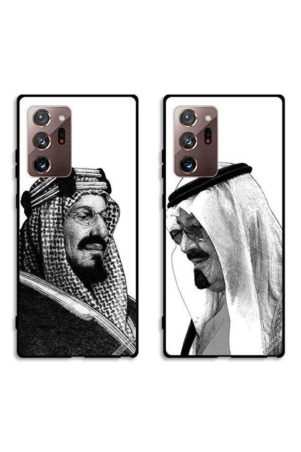 حافظتان لهاتف سامسونج جالكسي نوت 20 ألترا بأغطية حماية الملك ابن سعود والملك عبدالله