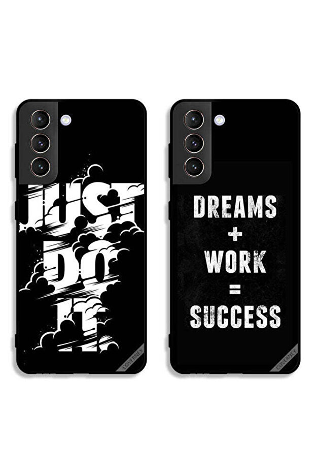 حافظتان لهاتف Samsung Galaxy S21 FE 5G، أغطية حماية Dreams Plus، اعمل وافعل ذلك فقط