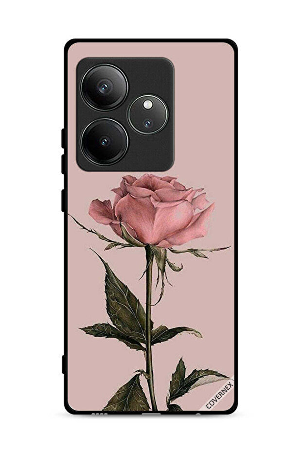 غطاء حماية لهاتف Realme GT 6 5G - وردي خوخي
