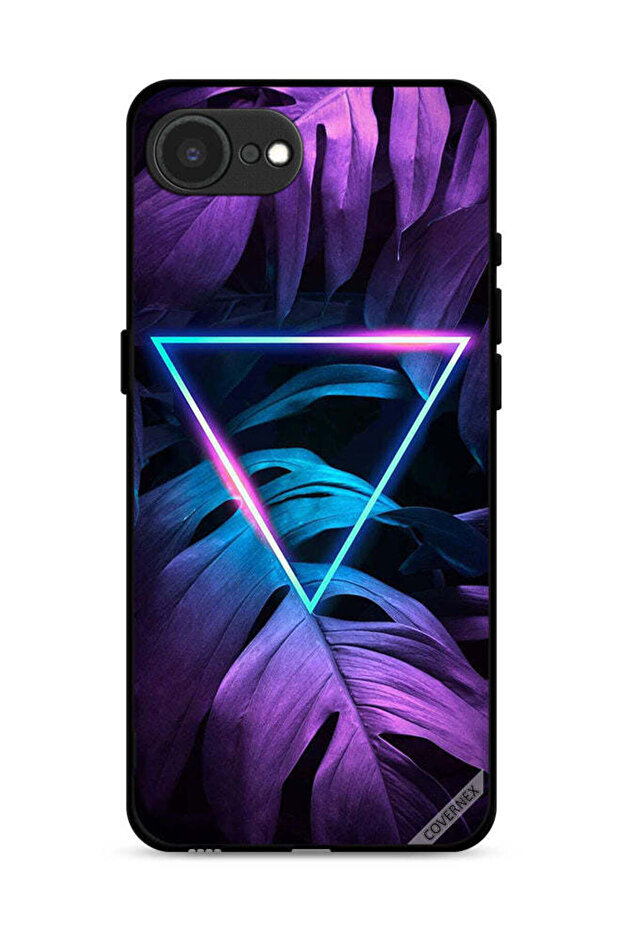 غطاء حماية لجهاز Apple iPhone 16e بتصميم مثلث الإضاءة