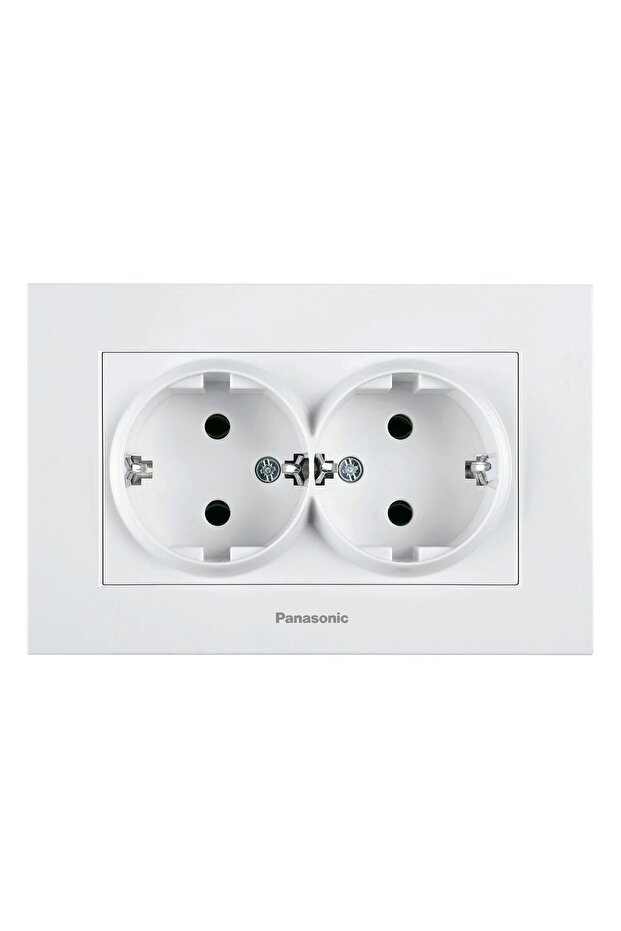 DOUBLE SCHUKO SOCKET KARRE PLUS WHITE - 2