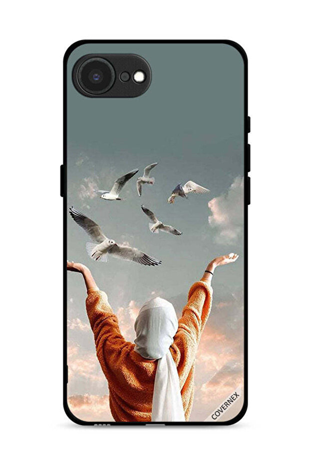 غطاء حماية لجهاز Apple iPhone 16e بطبعة طيور طائرة
