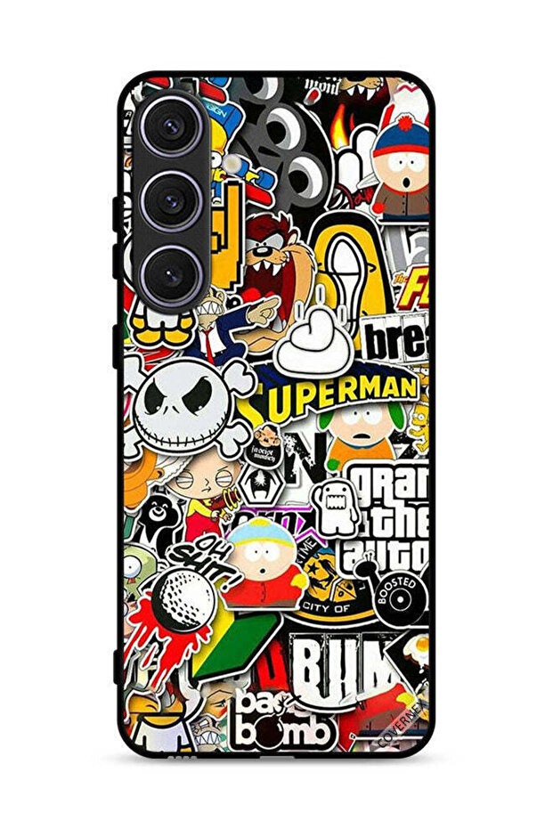 ملصقات غطاء حماية لهاتف Samsung Galaxy S25 Plus